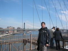 Jonathna on Brooklyn Bridge