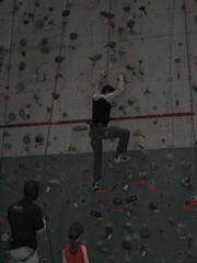Jonathan climbing in New York
