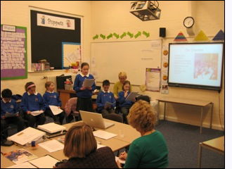 School Council presents to the Governors at Rettendon School